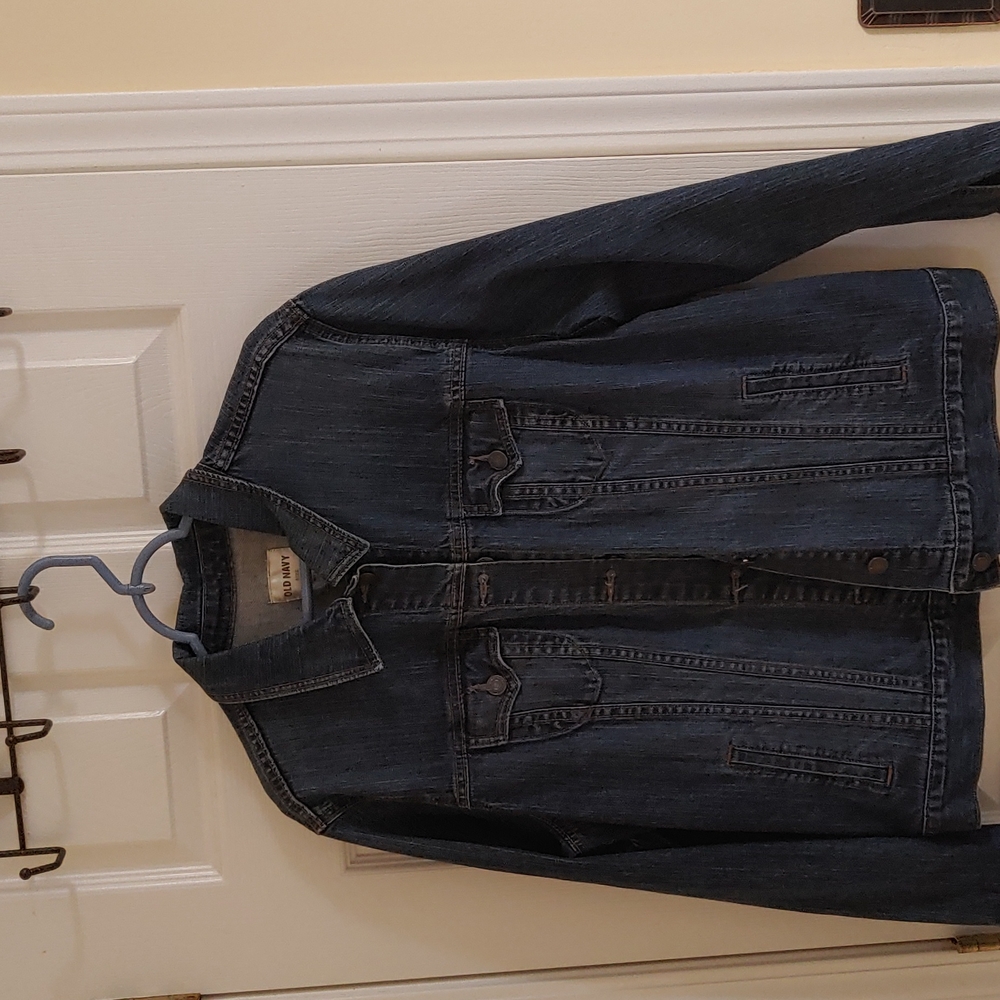 Old navy denim jacket size xxl
